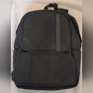 Stylish Eco-Friendly Black Laptop Backpack for Commute Or Travel